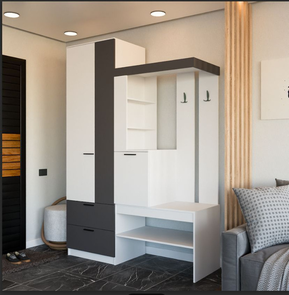 Прихожая Лика Графит купить на OZON по низкой цене (1758501541)