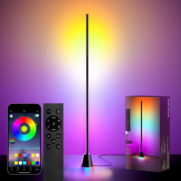 Торшер напольный светодиодный RGB / неоновый светильник купить на OZON ...