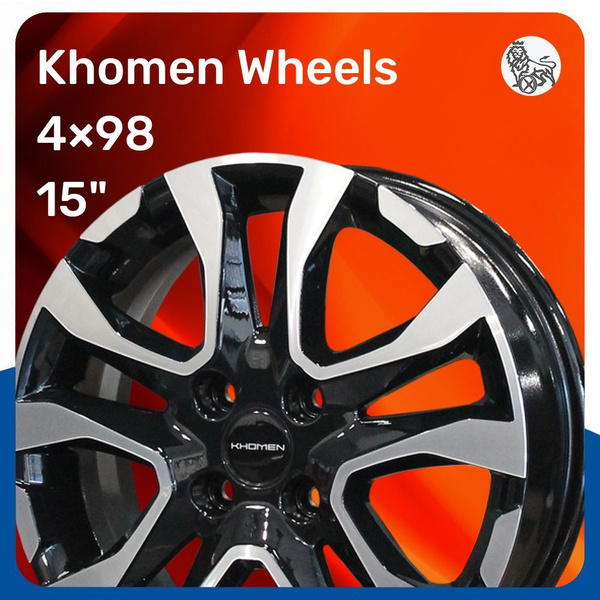 Колесный диск Khomen Wheels 15x6" PCD4x98 ET36 D58.5 Литой KHW103459 ...