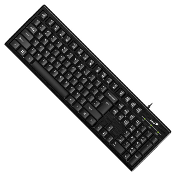 Genius Клавиатура проводная Smart KB-101, Английская раскладка, черный ...