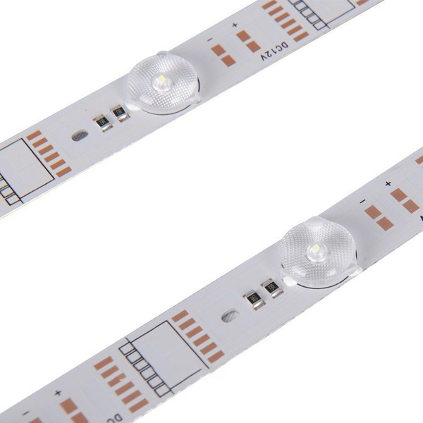 Линейка светодиодная LED на жесткой основе Тестолит Линза 12v 12Вт ...