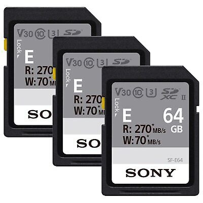 Sony Карта памяти High Speed 64 ГБ (SONY 64gb SDXC UHS II (270R /70W ...