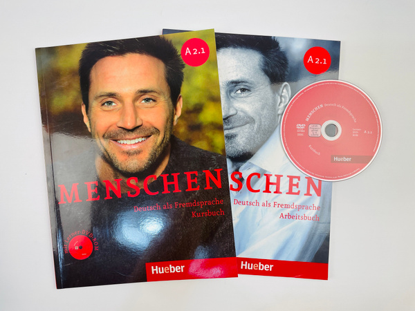 Menschen A2.1 комплект Учебник + Рабочая Тетрадь + CD, Arbeitsbuch mit