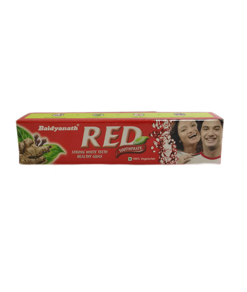 RED Herbal Toothpaste, Baidyanath (Зубная паста РЭД, Байдьянатх), 50 г ...