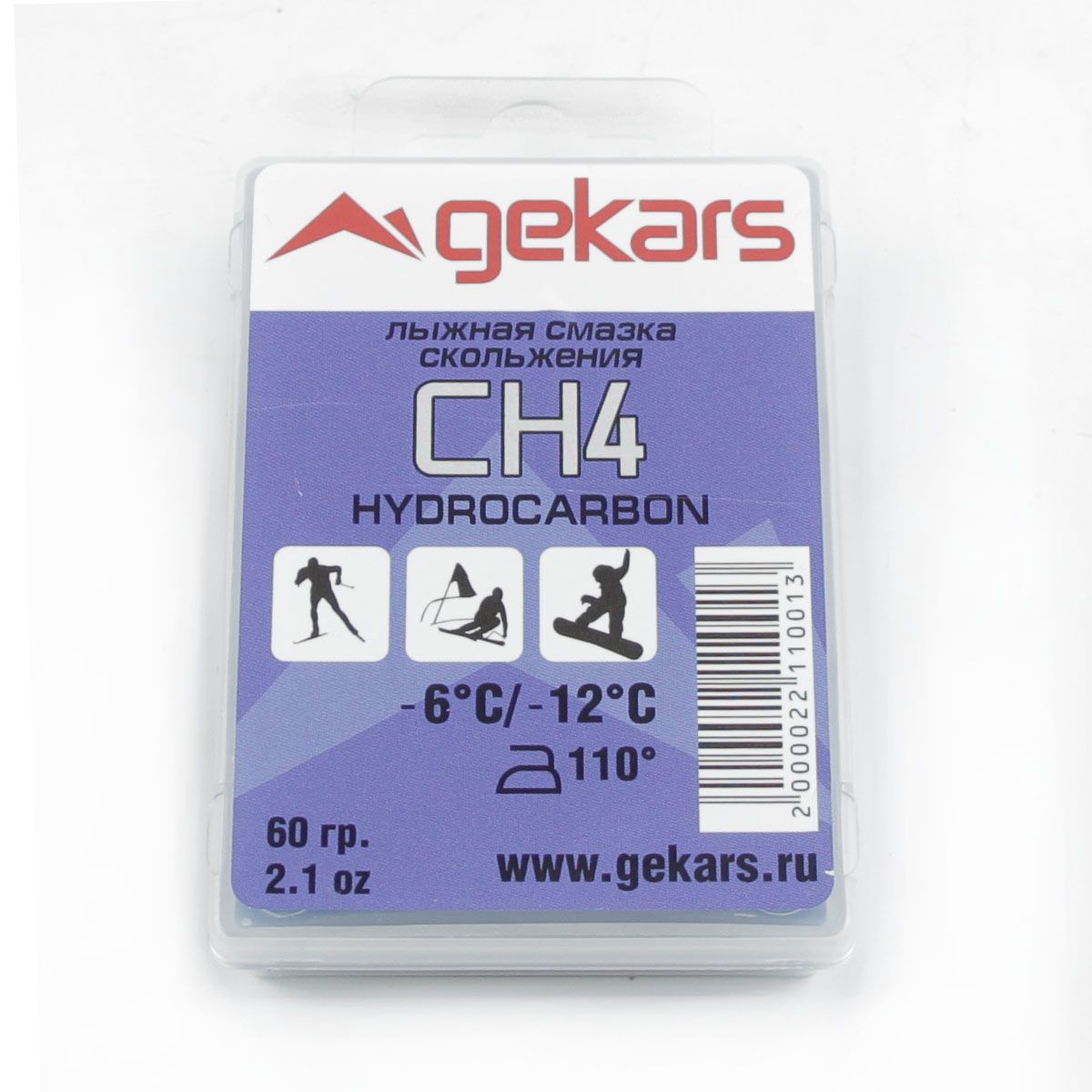 Смазка для лыж, сноубордов (-6...-12 С) GEKARS