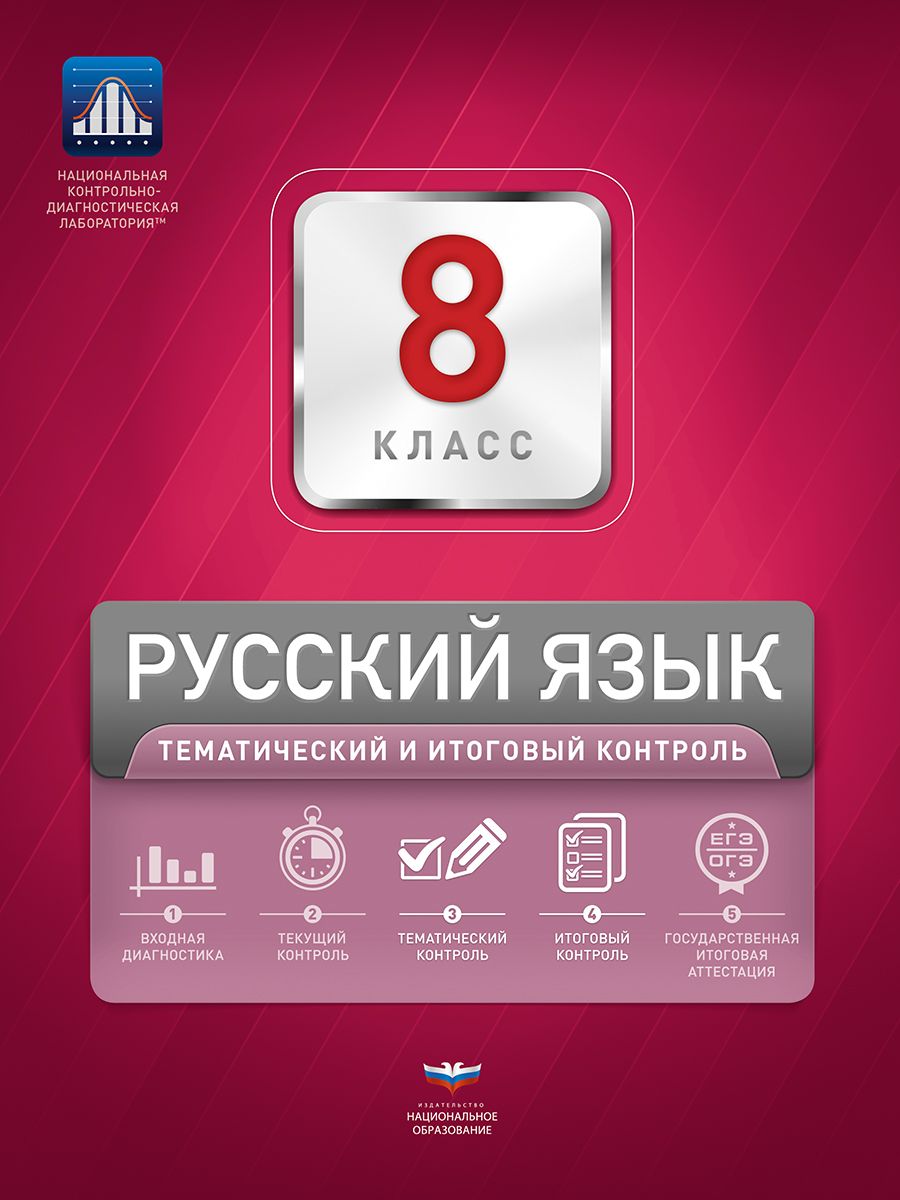 Русский язык. 8 класс. Тематический и итоговый контроль