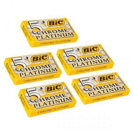 Лезвия Bic (5) 5 пачек (25 лезвий)