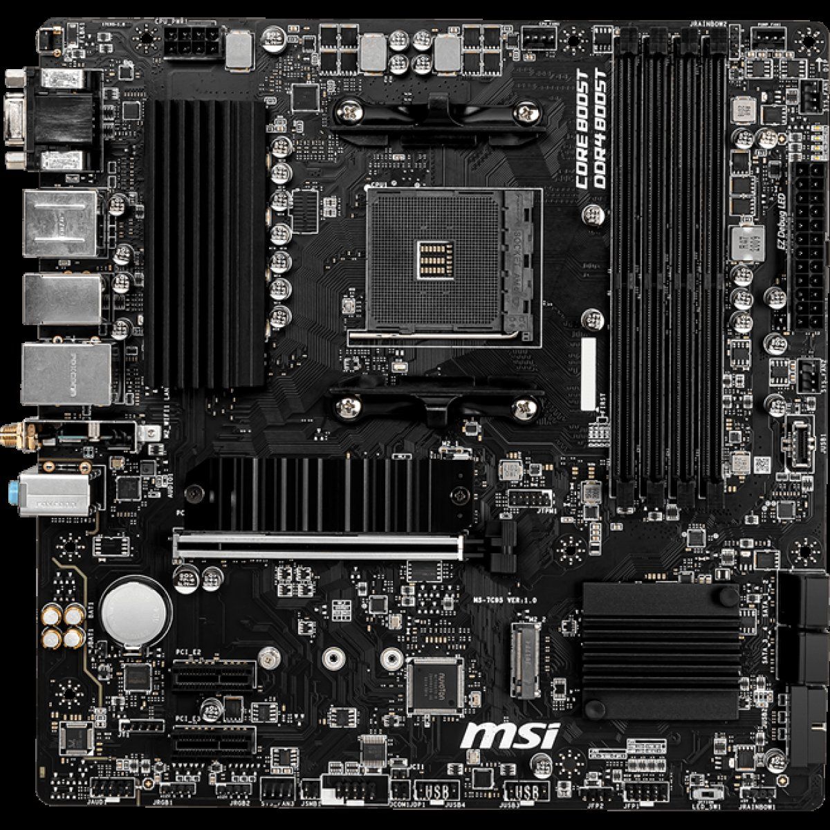 Материнская плата MSI B550M PRO-VDH WIFI (AM4, mATX)