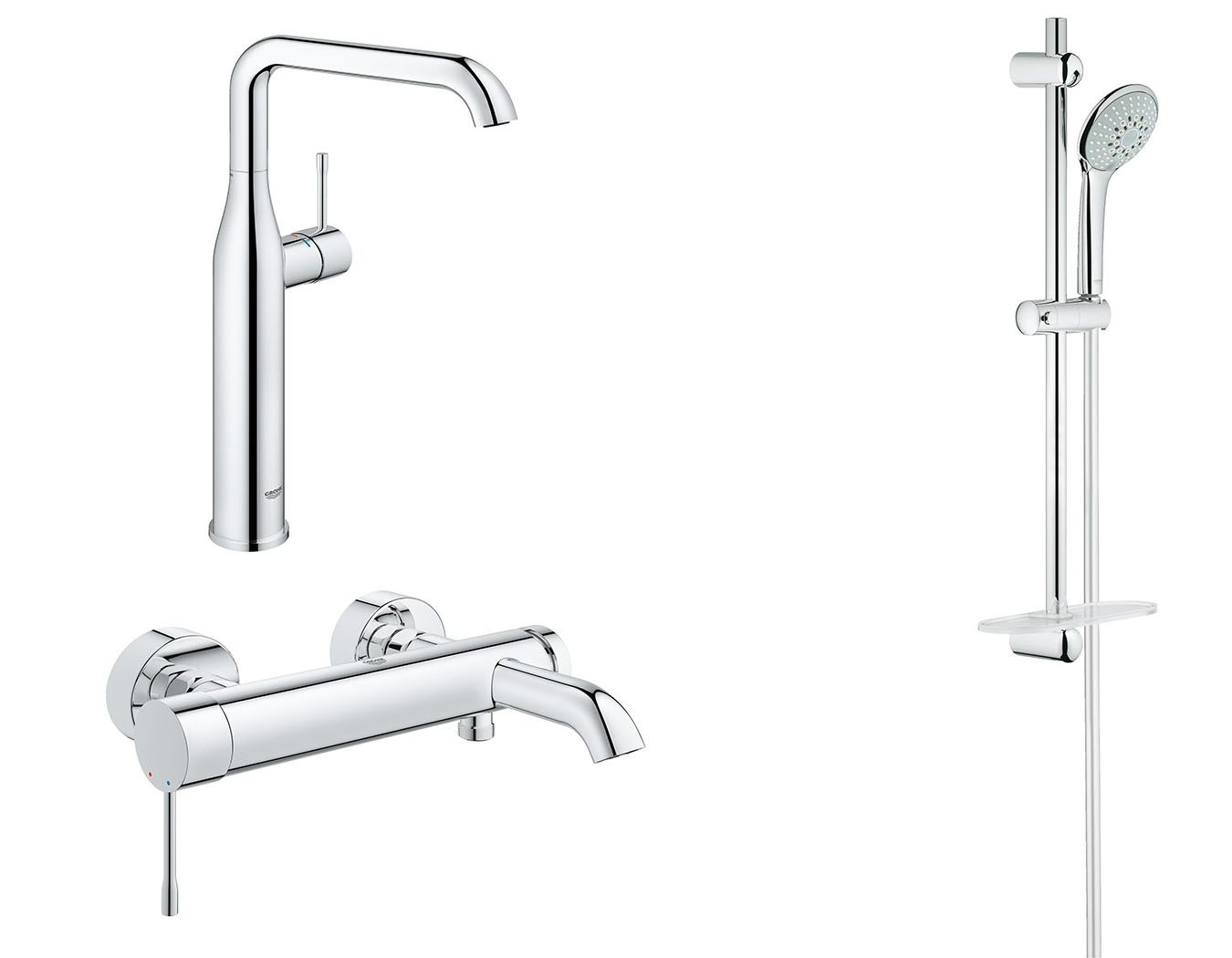 Готовый комплект для ванной комнаты grohe