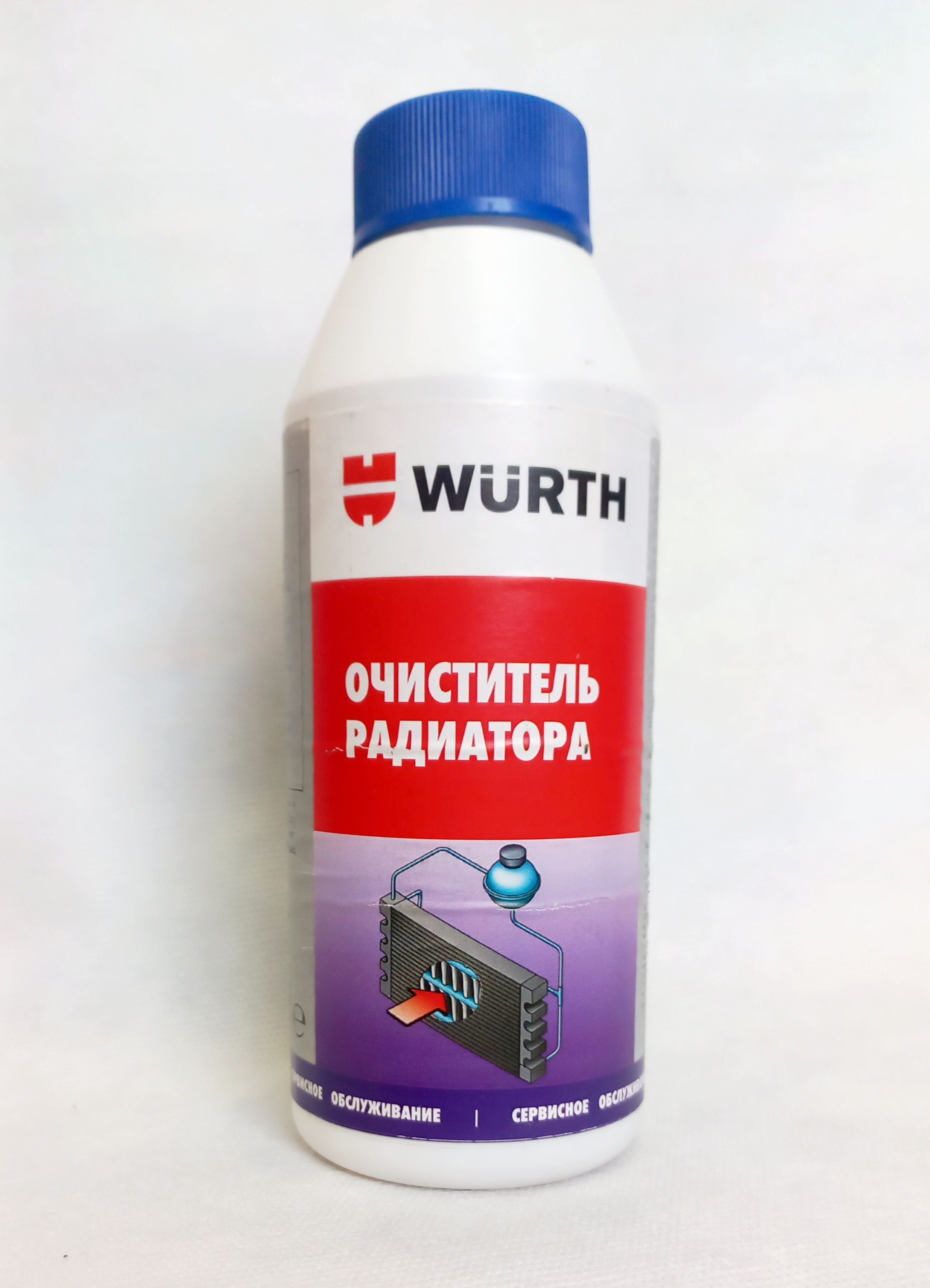 Очиститель (промывка) радиатора Wurth 250мл 5861510250