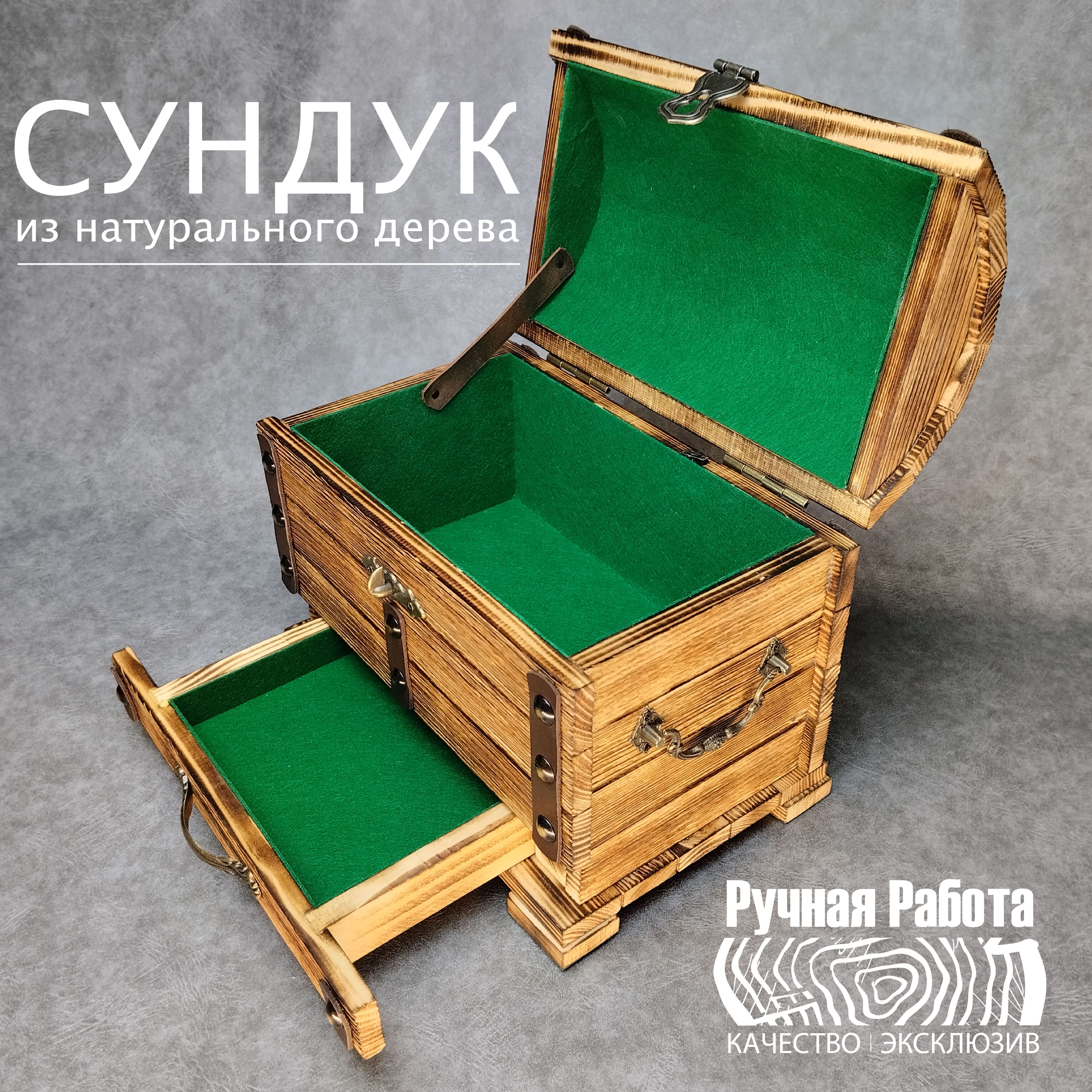 Шкатулка-сундукУниверсальная,1шт