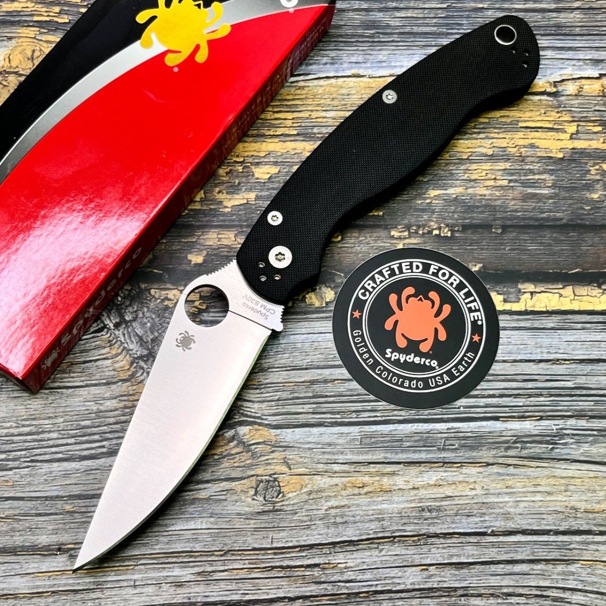 Нож складной Spyderco SC36GP2 Military 2, G10 Handle