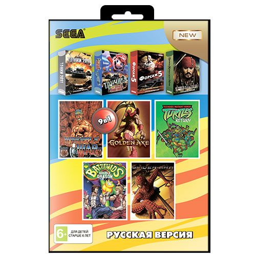 9 в 1: Сборник игр Sega (A-9001)