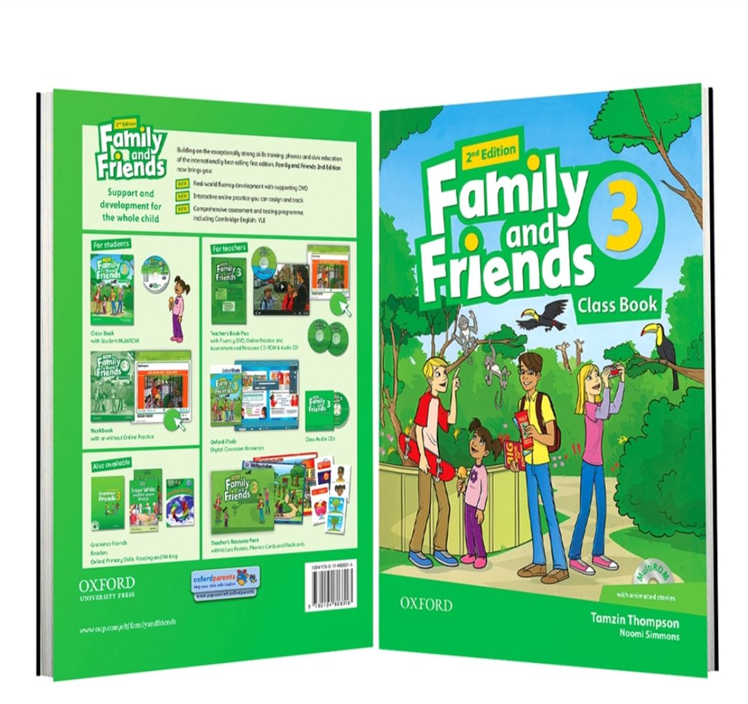 Family and Friends 3 (2nd edition) Class Book + Workbook + CD/DVD