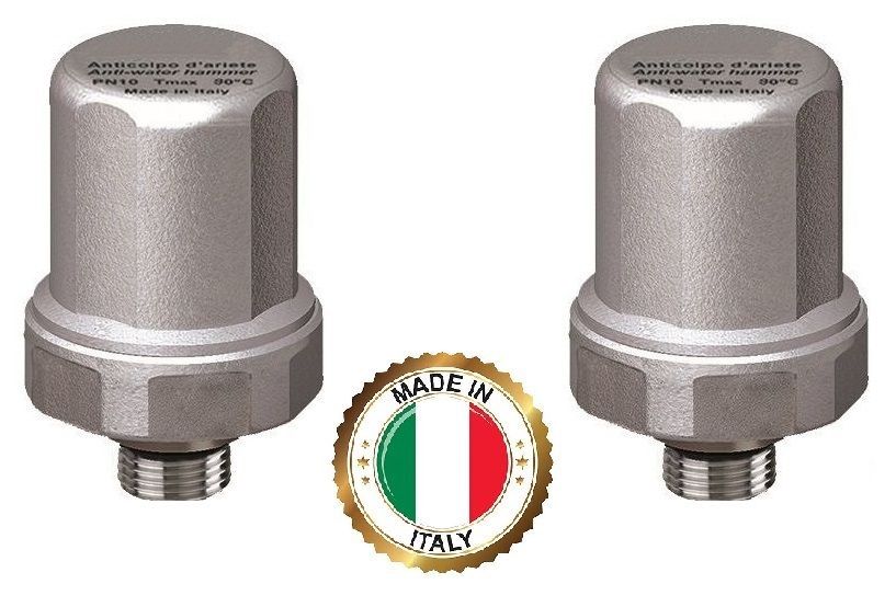 Компенсаторгидроударов1/2"НР(Рмакс.50бар)ITALYFA289512(пара)