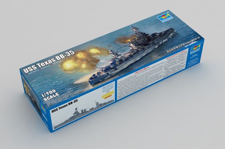 Trumpeter 1/700 06712 USS Техас ББ-35Корабль