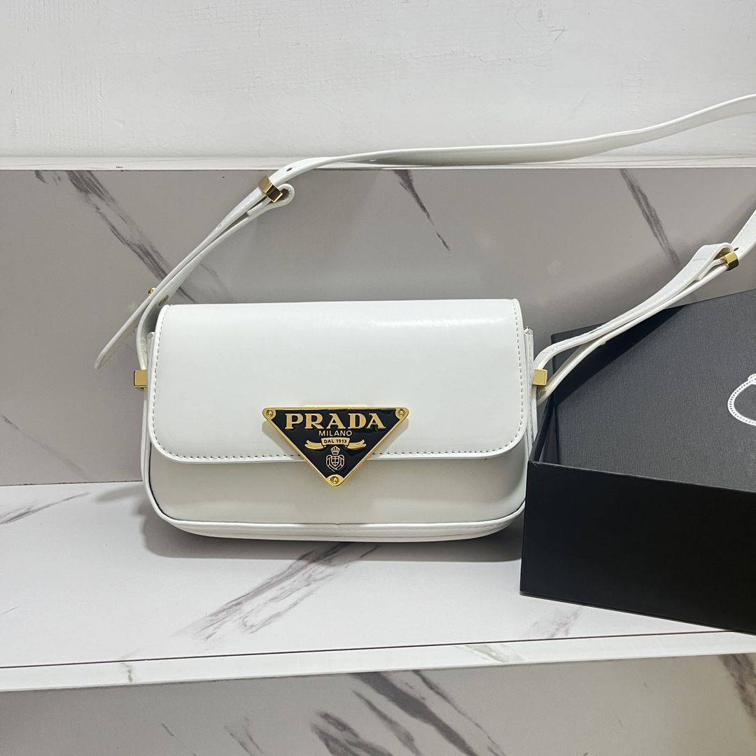 Prada white crossbody bag on sale