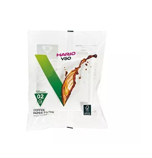 Фильтры Hario V60 бумажные VCF-02-100W (Япония), 100 шт