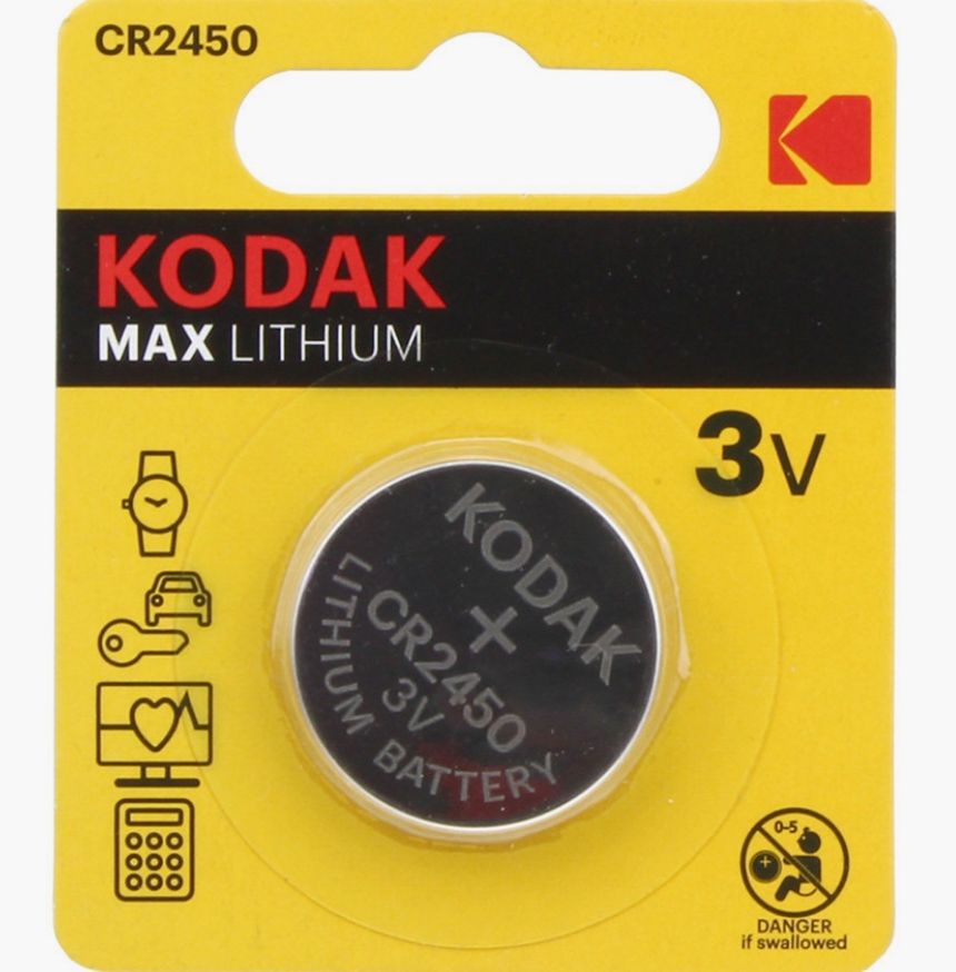 БатарейкаKodakCR2450Lithium3V1шт.