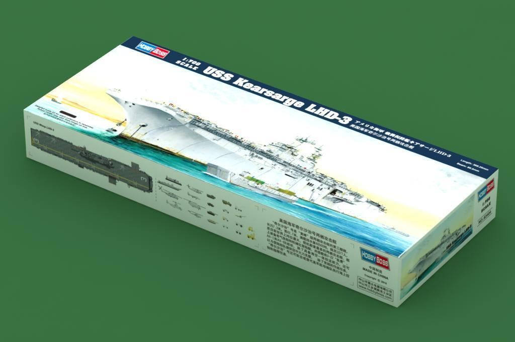 HOBBYBOSS 1/700 83404 Опрос о медицинском обслуживании в США LHD-3 Модельный комплект Корабль