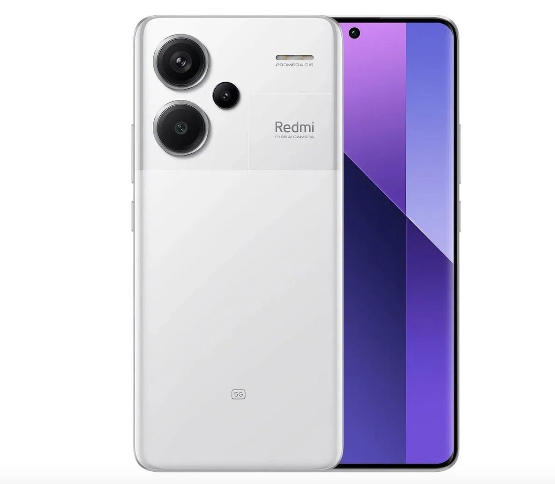 СмартфонСмартфонRedmiNote13Pro+5G.поддержкадвухSIM-карт,глобальнаяверсия,NFC,русский12/512ГБ,белый