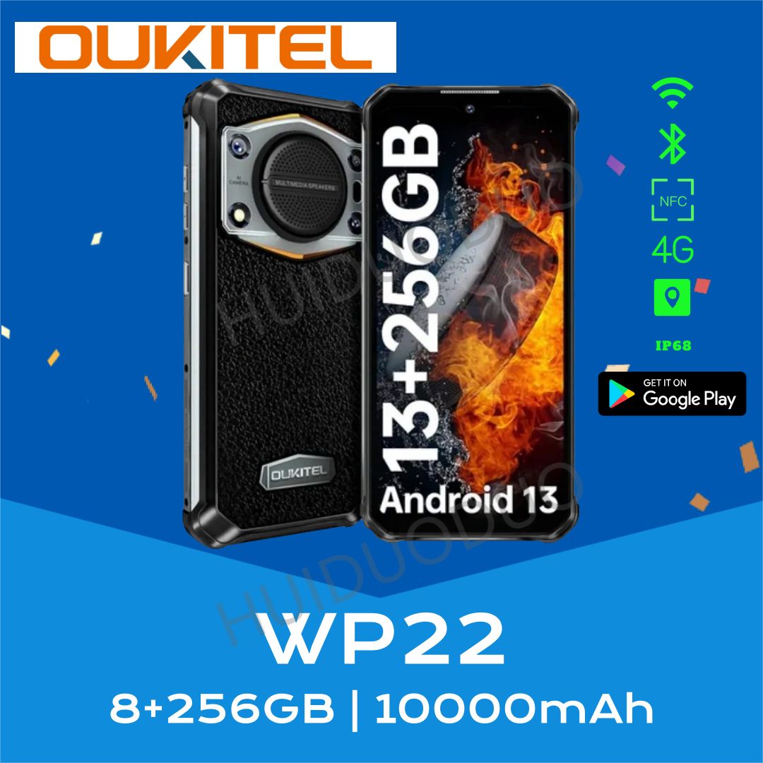 OukitelСмартфонOukitelWP22Global8/256ГБ,черный