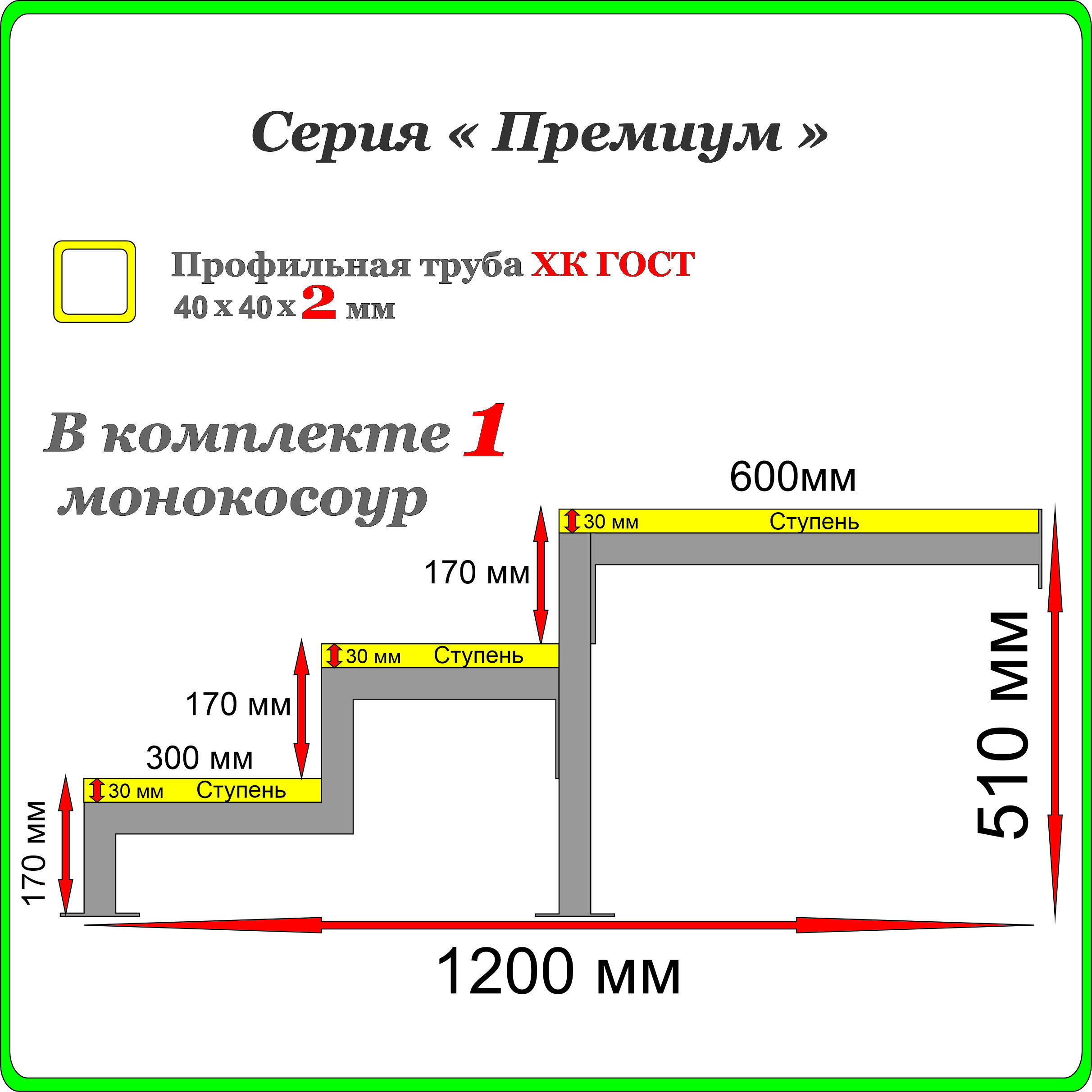 Каркас для крыльца 