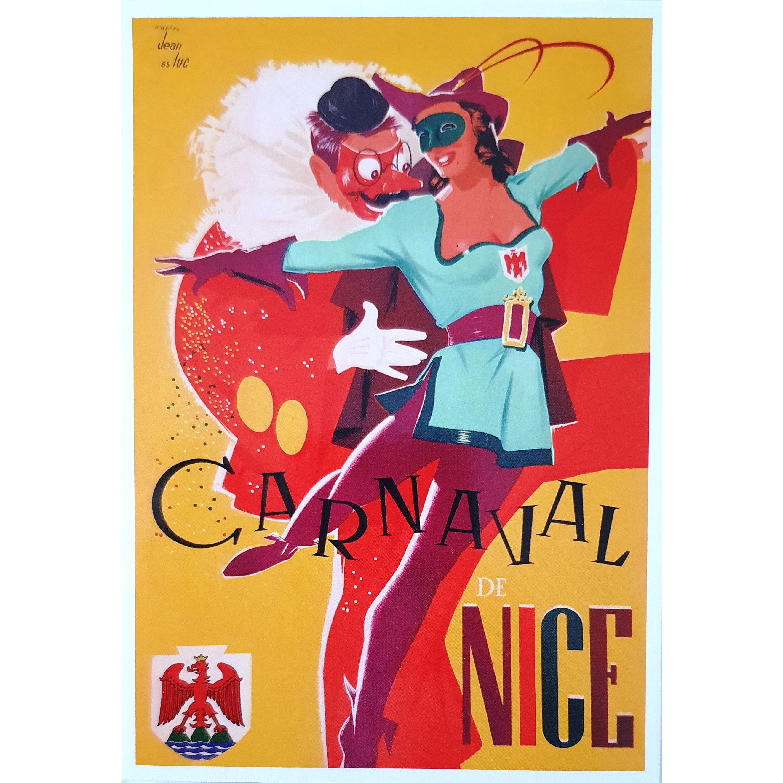 Французская открытка Carnaval de Nice