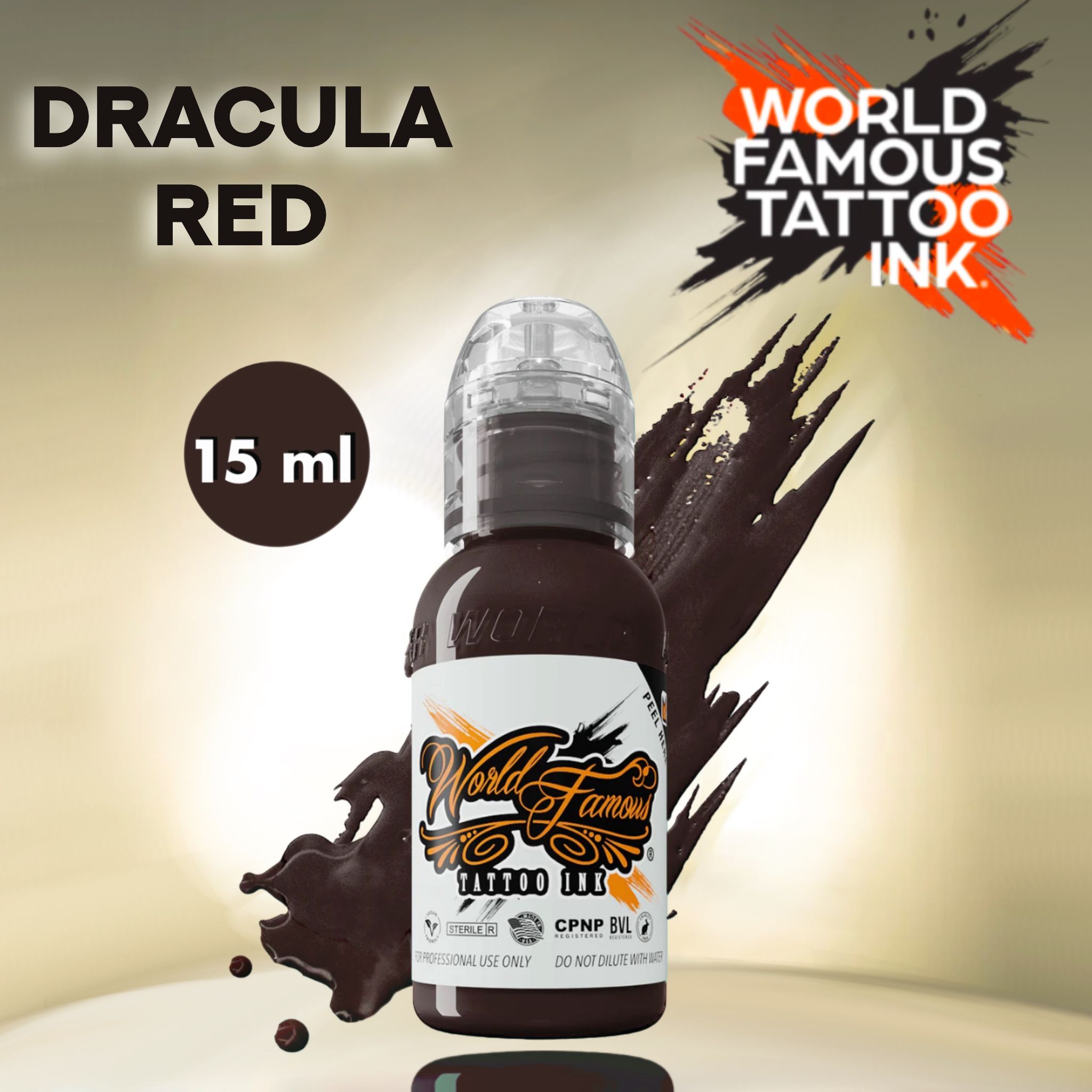 World Famous Dracula Red Краска для татуировки 15мл