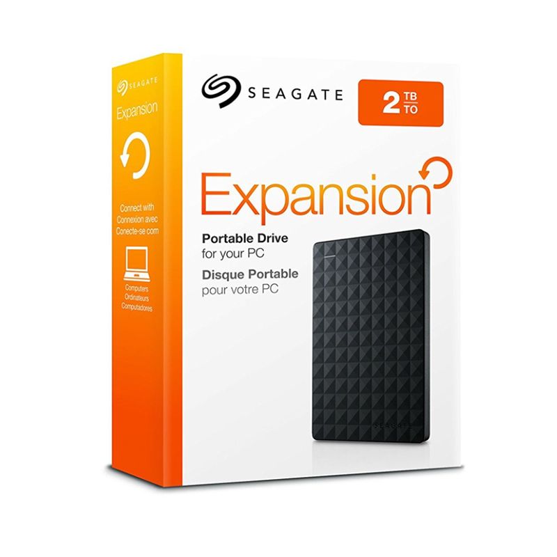 Seagate 2 ТБ Внешний жесткий диск (STKM2000400), черный.