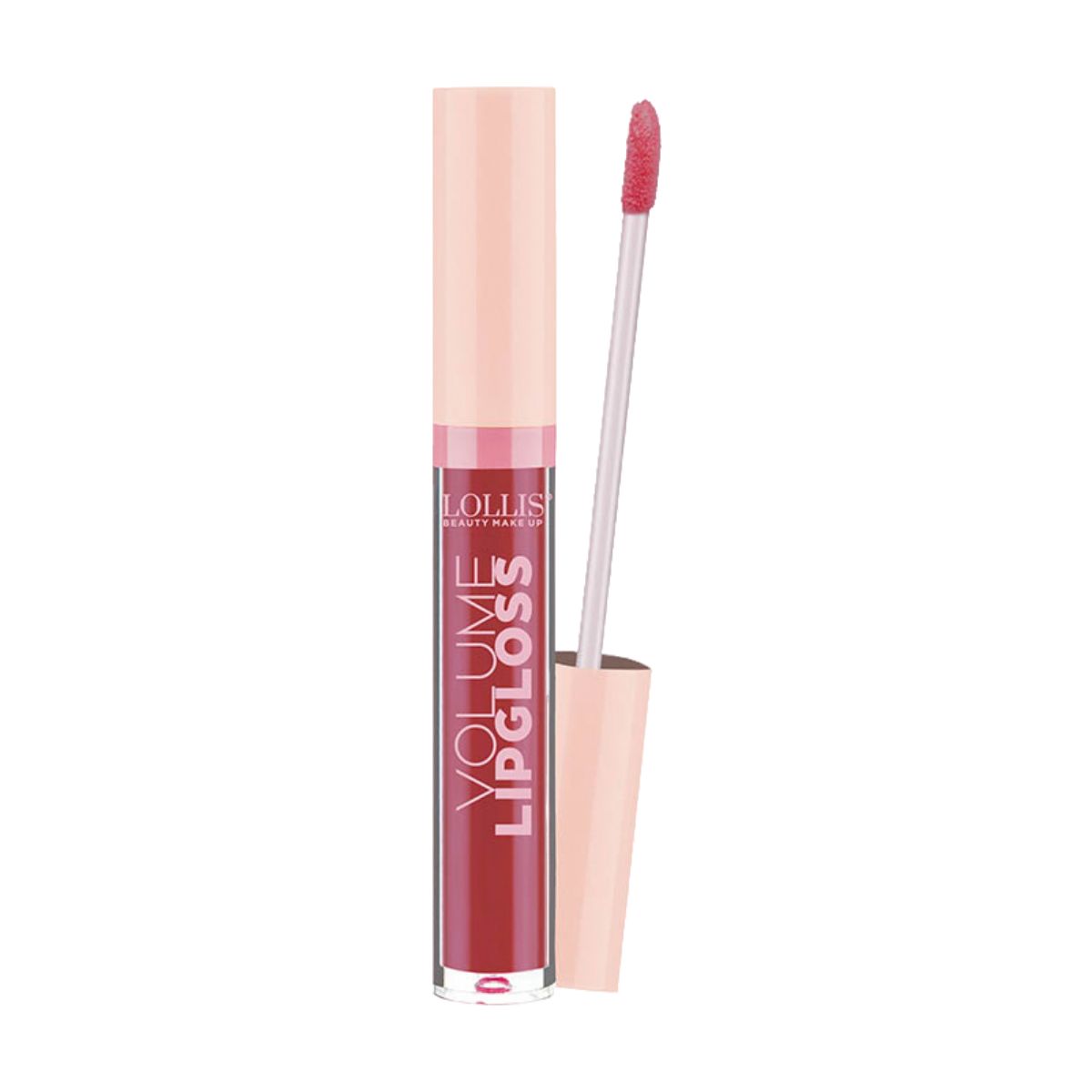 LOLLIS Блеск для губ VOLUME LIP GLOSS тон 08 dark rose 3,5мл