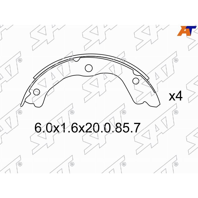 КолодкиручноготормозаNISSANX-TRAILT30PRIMERAP12SATST-44060-8H325,oem440608H725