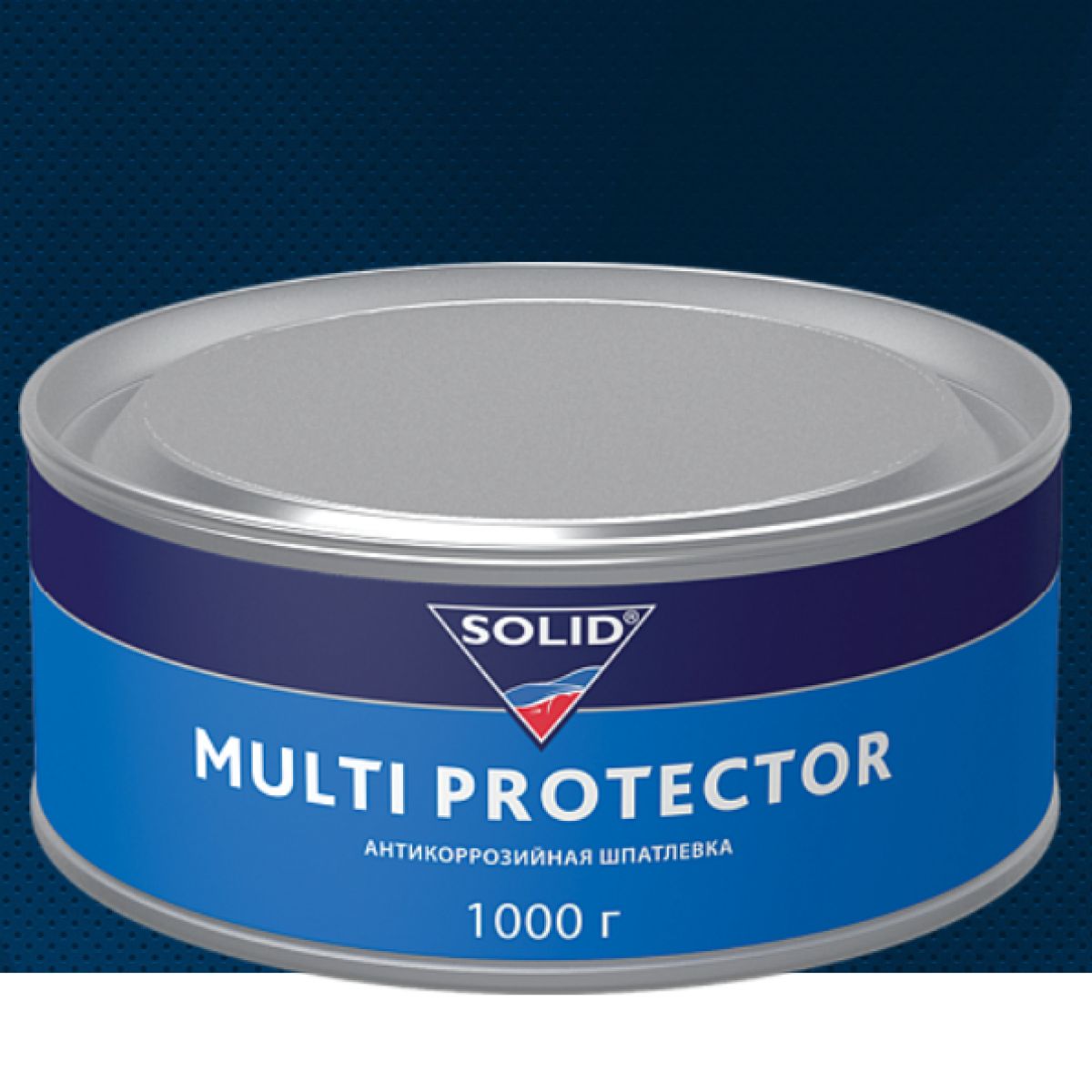 Шпатлевка SOLID MULTI PROTECTOR- (1000 гр) антикоррозийная / шпаклевкаСолид1кг./автошпатлевка