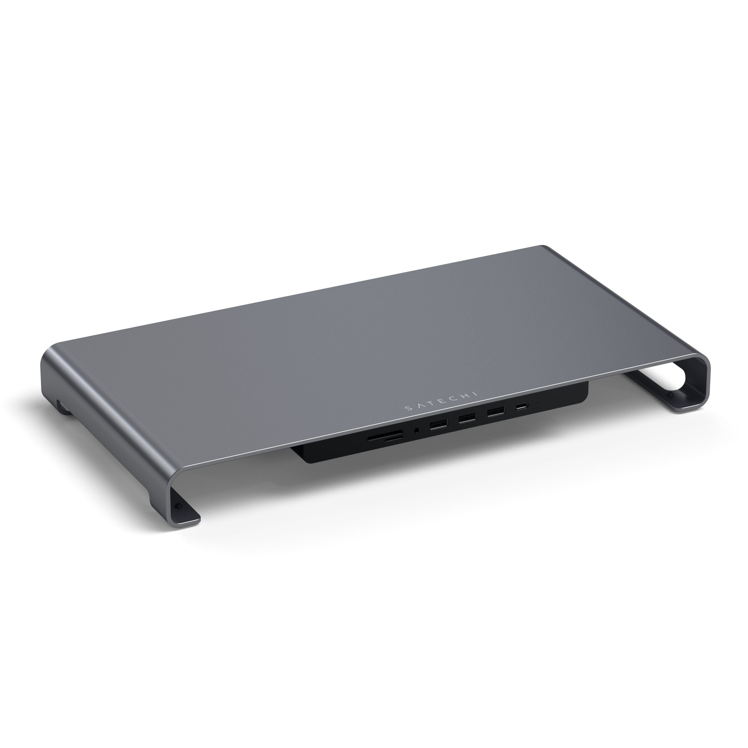 Подставка-хаб Satechi USB-C Monitor Stand Hub XL. Цвет: серый космос