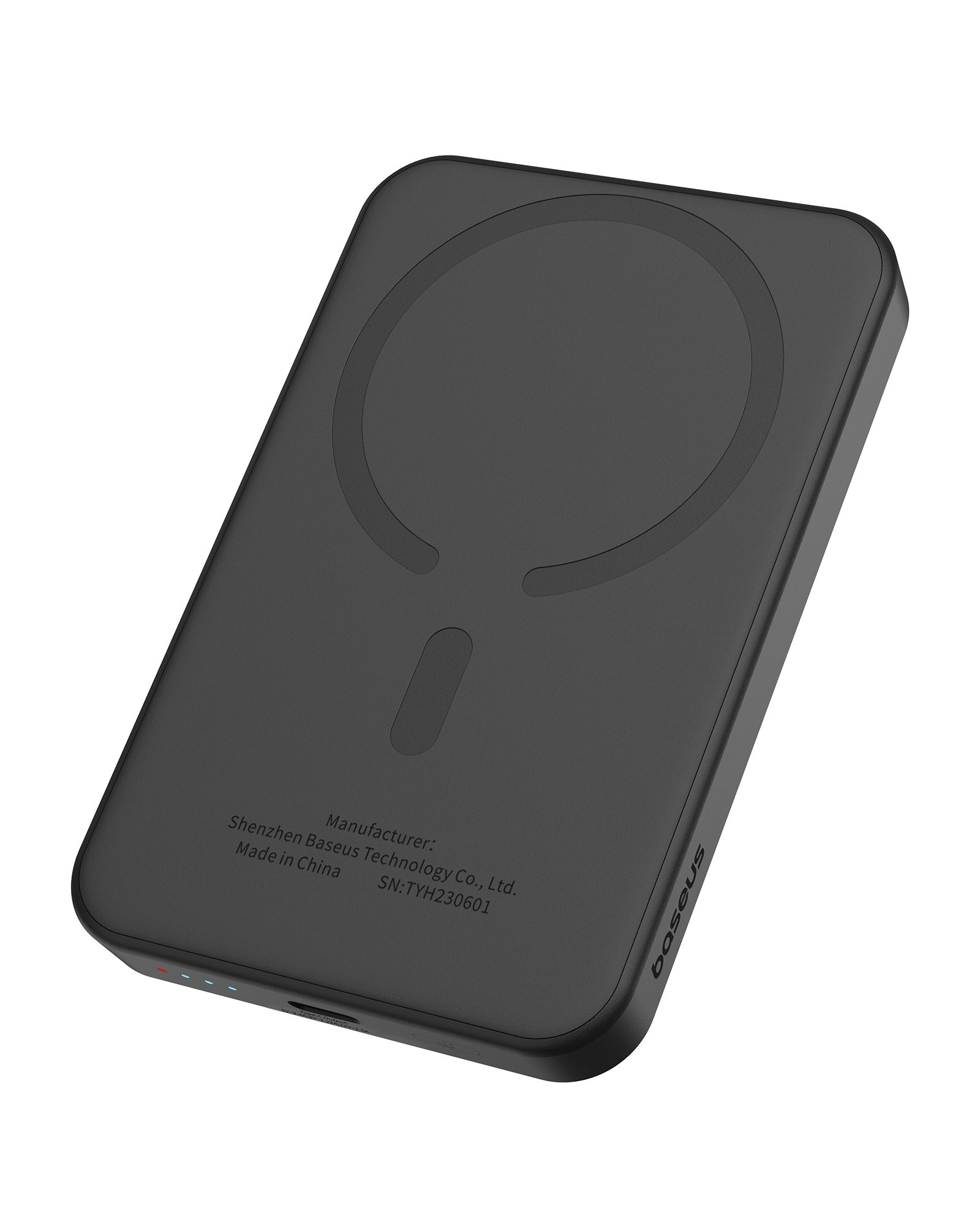 ВнешнийаккумулятормагнитныйBaseusMagneticMiniWirelessFastCharge(PowerBank)5000мАч20WЧерный