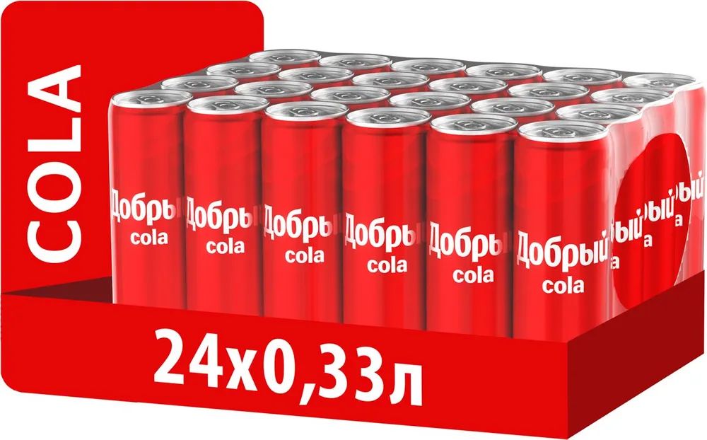 Напиток газированный Добрый Кола 24 х 0,33л Cola