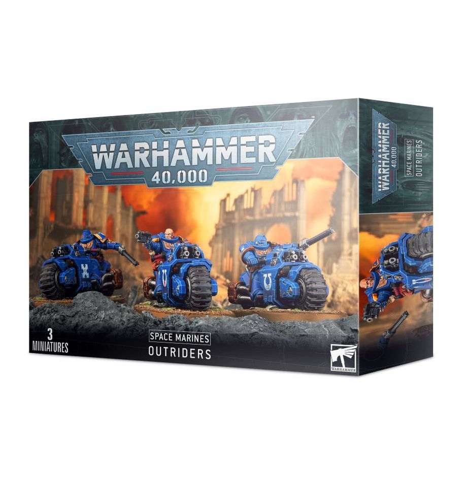 Набор миниатюр Warhammer 40000 Space Marine Outriders