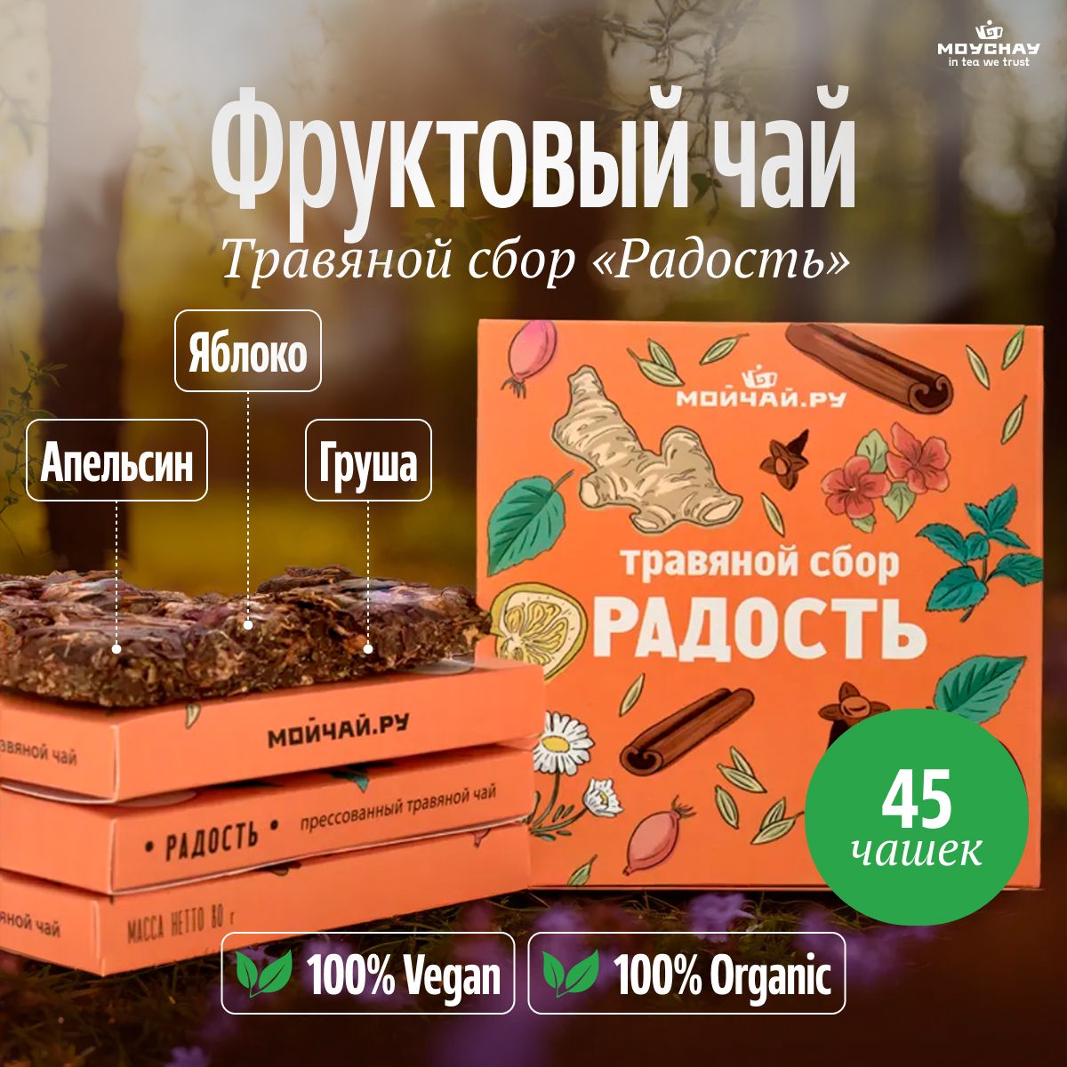 Фруктовыйчай"Радость",80г