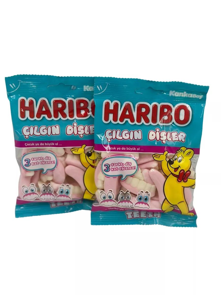 МармеладжевательныйHaribo,БезумныеЗубы,2уппо80гр.