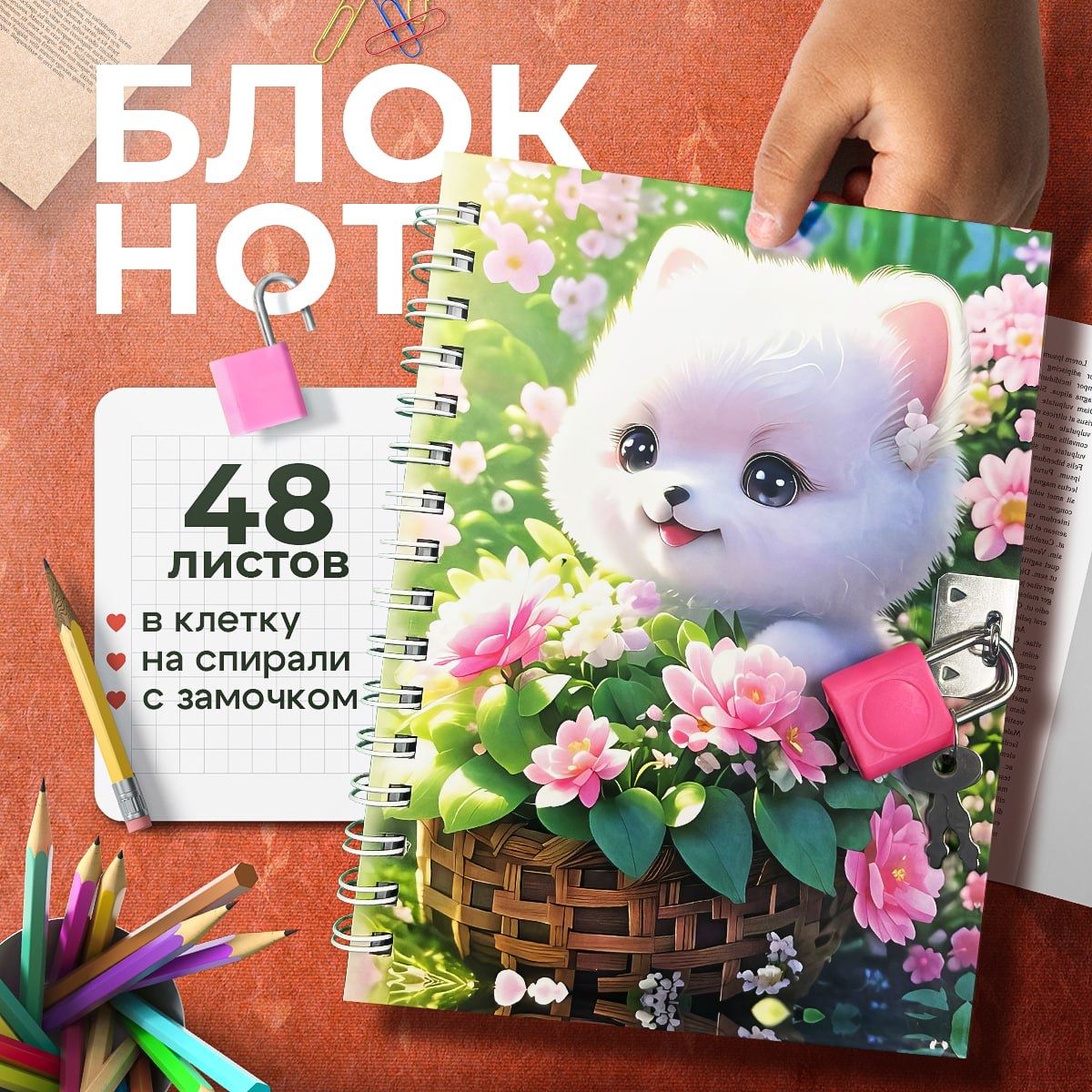  Блокнот, листов: 48