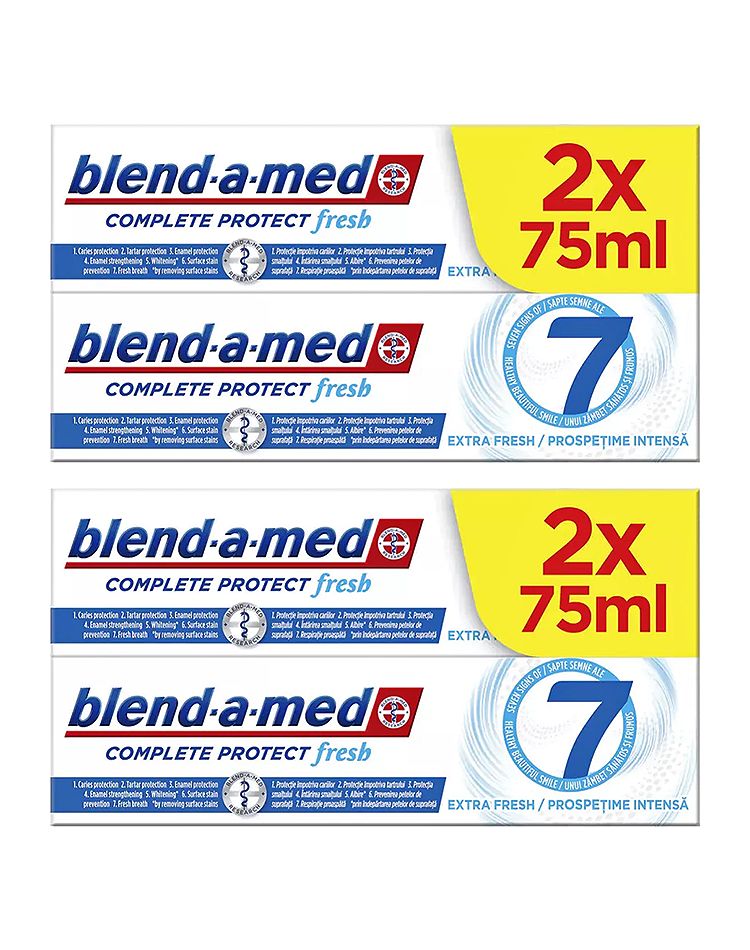 ЗубнаяпастаBlend-a-MedCompleteProtect7Fresh,2x75мл,2шт