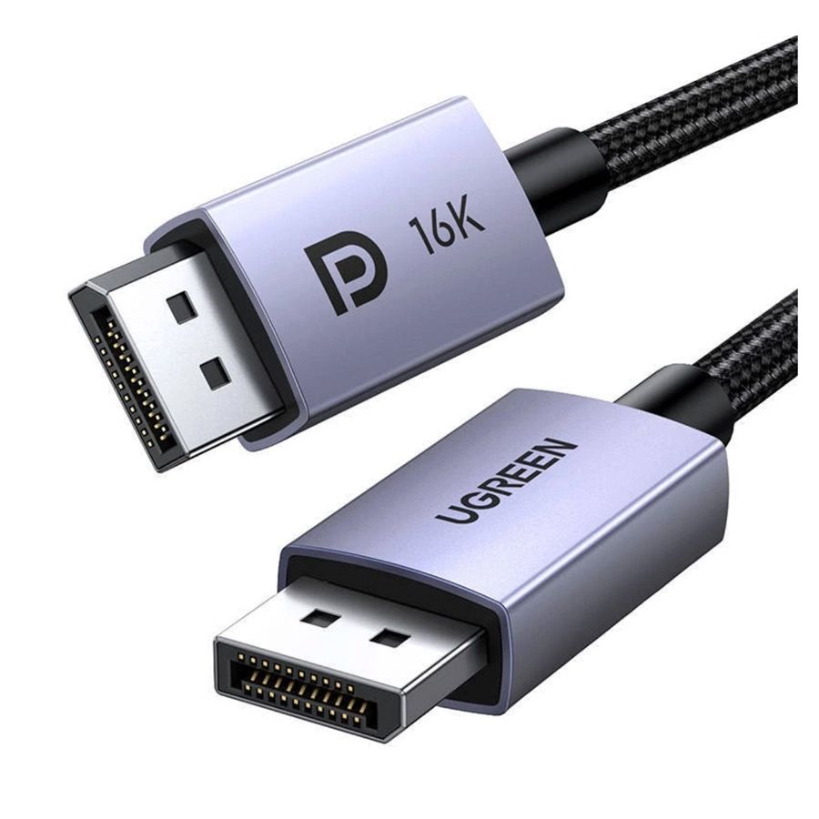 UgreenВидеокабельDisplayPort/DisplayPort,3м,черный