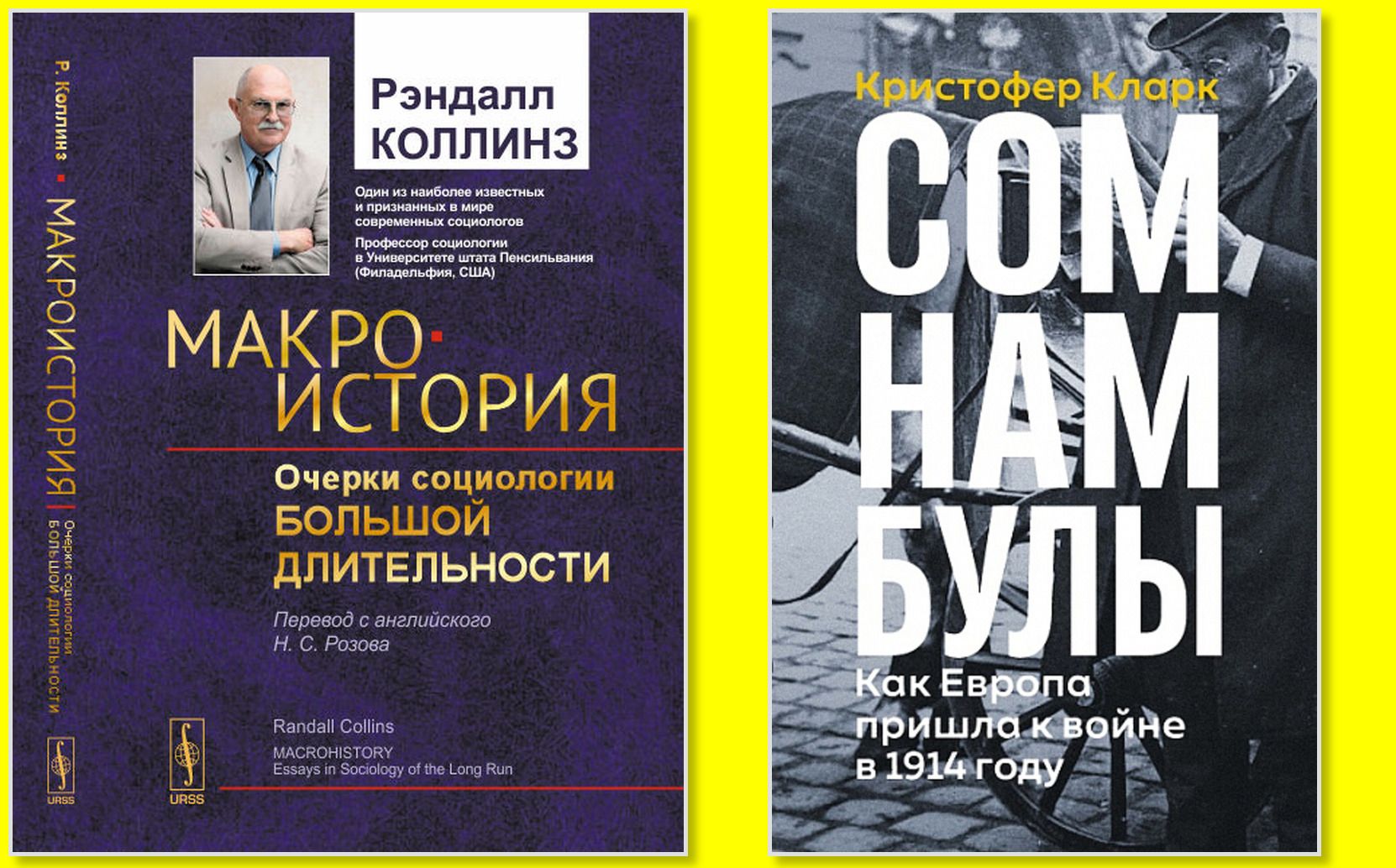 КОМПЛЕКТ: 1. МАКРОИСТОРИЯ: Очерки социологии большой длительности. 2. СОМНАМБУЛЫ: Как Европа пришла к войне в 1914 году