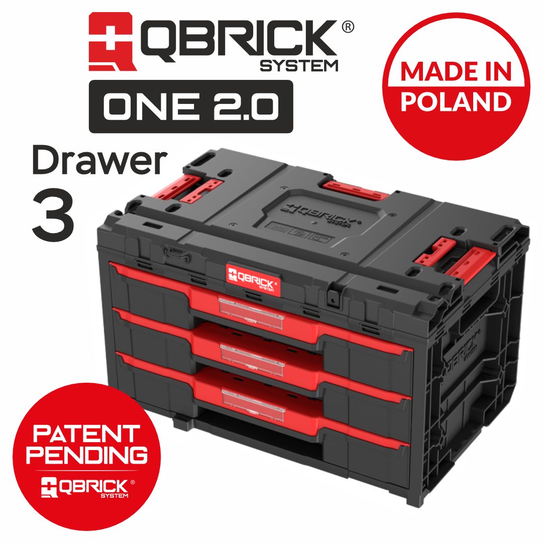 ЯщикснабороморганайзеровQbrickSystemONEDrawer3Toolbox2.0