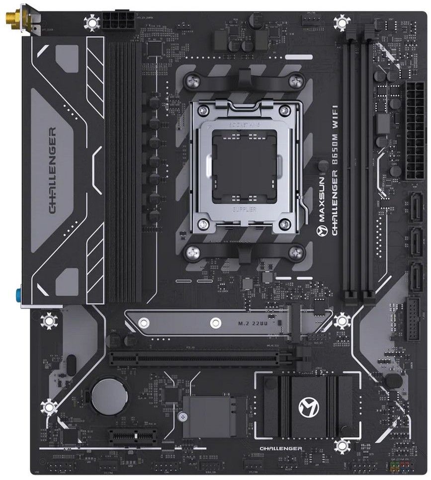 МатеринскаяплатаMaxsunChallengerB650MWIFI,MS-ChallengerB650MWIFI