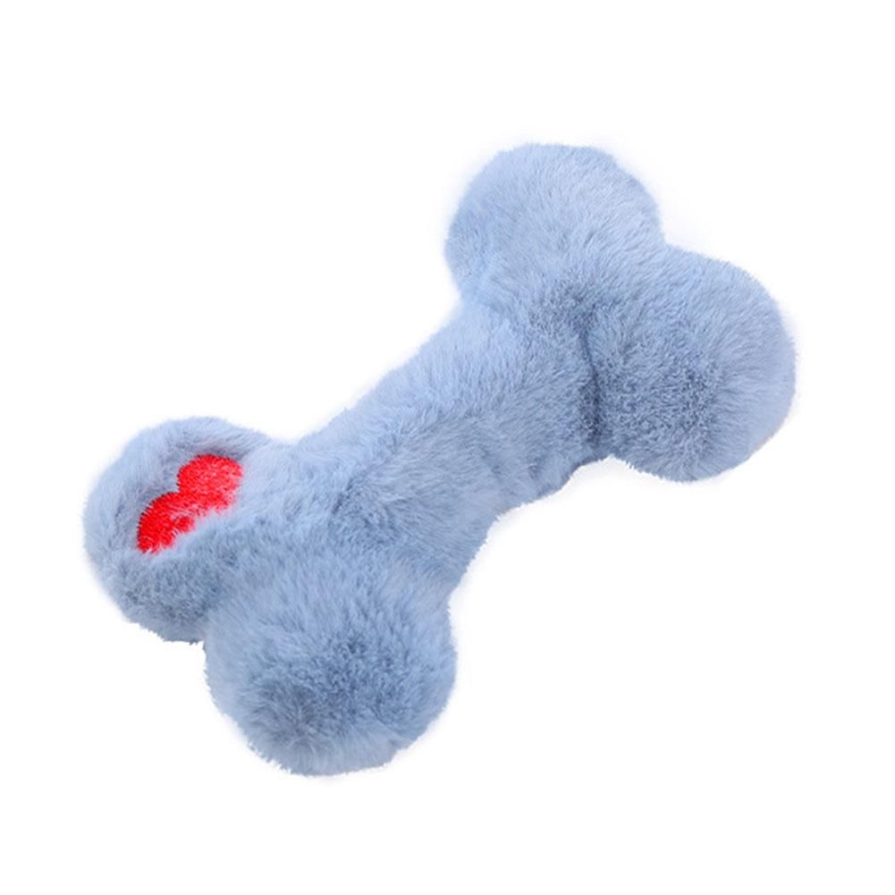 Мягкая жевательная плюшевая игрушка в форме косточки, издающая звуки.