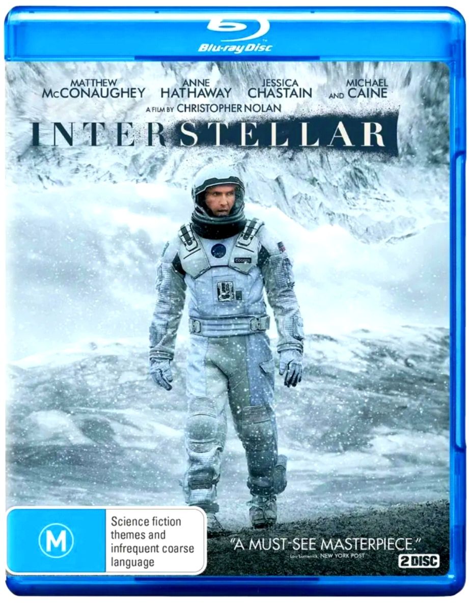 Интерстеллар. Blu-ray. Фильм 2014 года. Фантастика, драма, приключения.