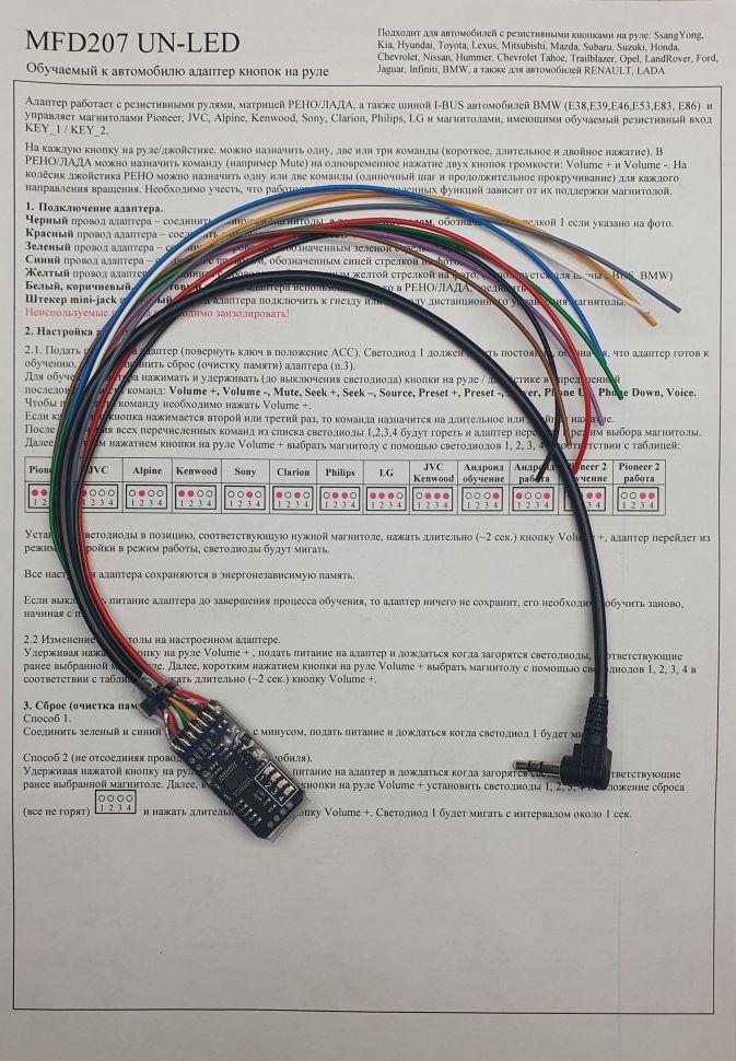 ОбучаемыйcanадаптермультируляZexmaMFD207UN-LED/УниверсальныйрезистивныйинтерфейсReLa-UnDip