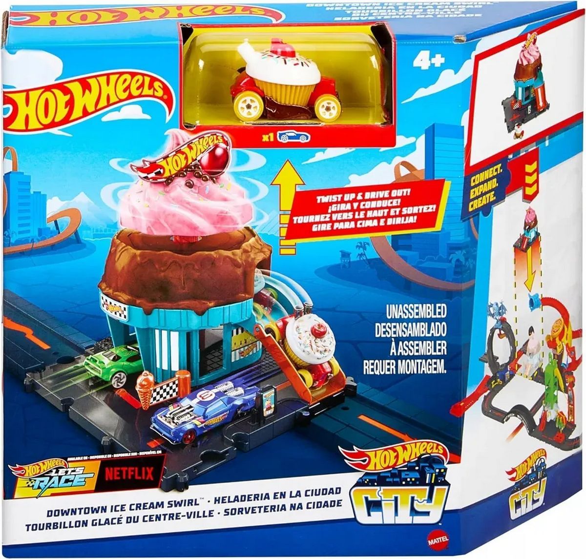 Hot Wheels Трек Магазин мороженного