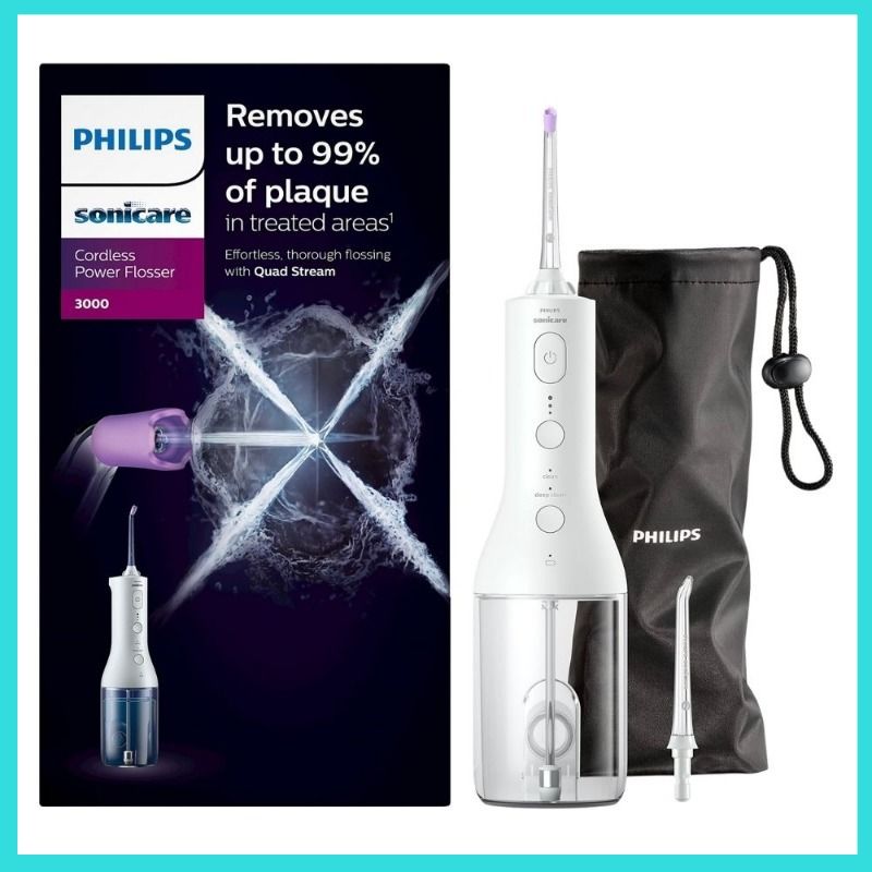 ИрригаторPhilipsSonicareCordlessPowerFlosser3000HX3806/31,белый.